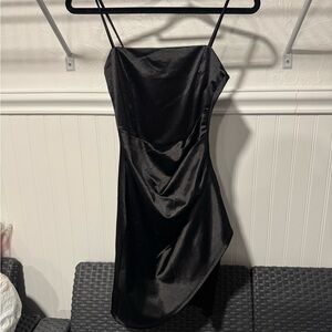 Windsor Asymmetrical Black Dress